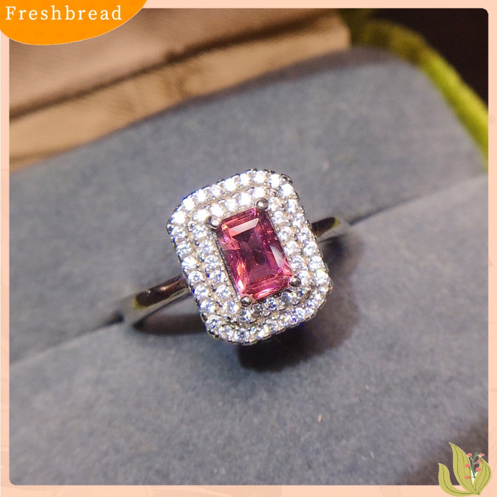 &lt; Freshbread &gt; Open Ring Indah Elegan Jari Cincin Wanita Adjustable Faux Crystal Ring Untuk Hadiah