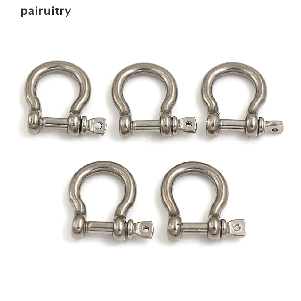 Prt 5pcs m4 304stainless shackle steel screw pin shackle Rigging PRT