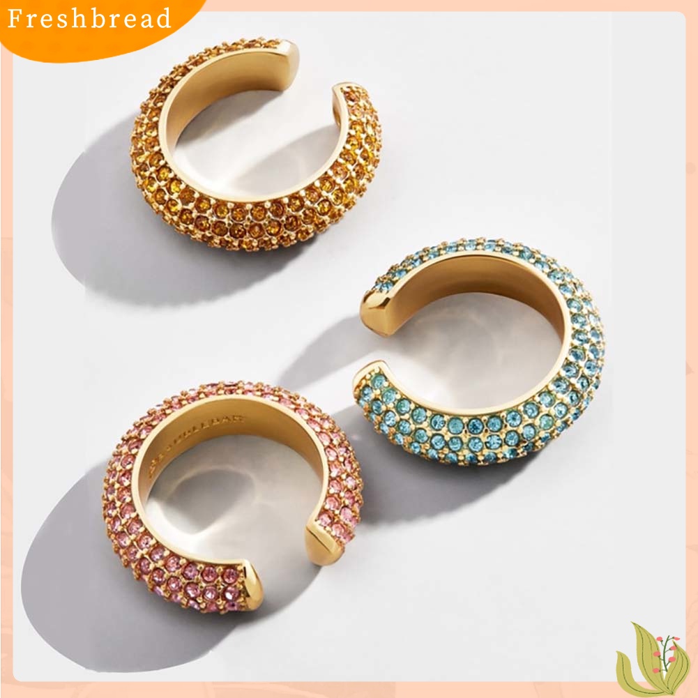 &lt; Freshbread &gt; 1Pc Lady Berlian Imitasi C Bentuk Telinga Manset Klip Anting Tanpa Tindik Perhiasan Tulang Rawan