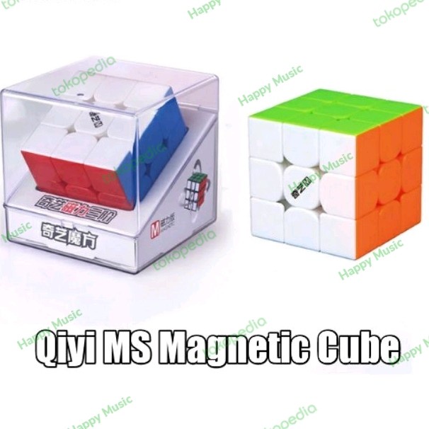 rubik magnet stickerless 3x3 qiyi baru