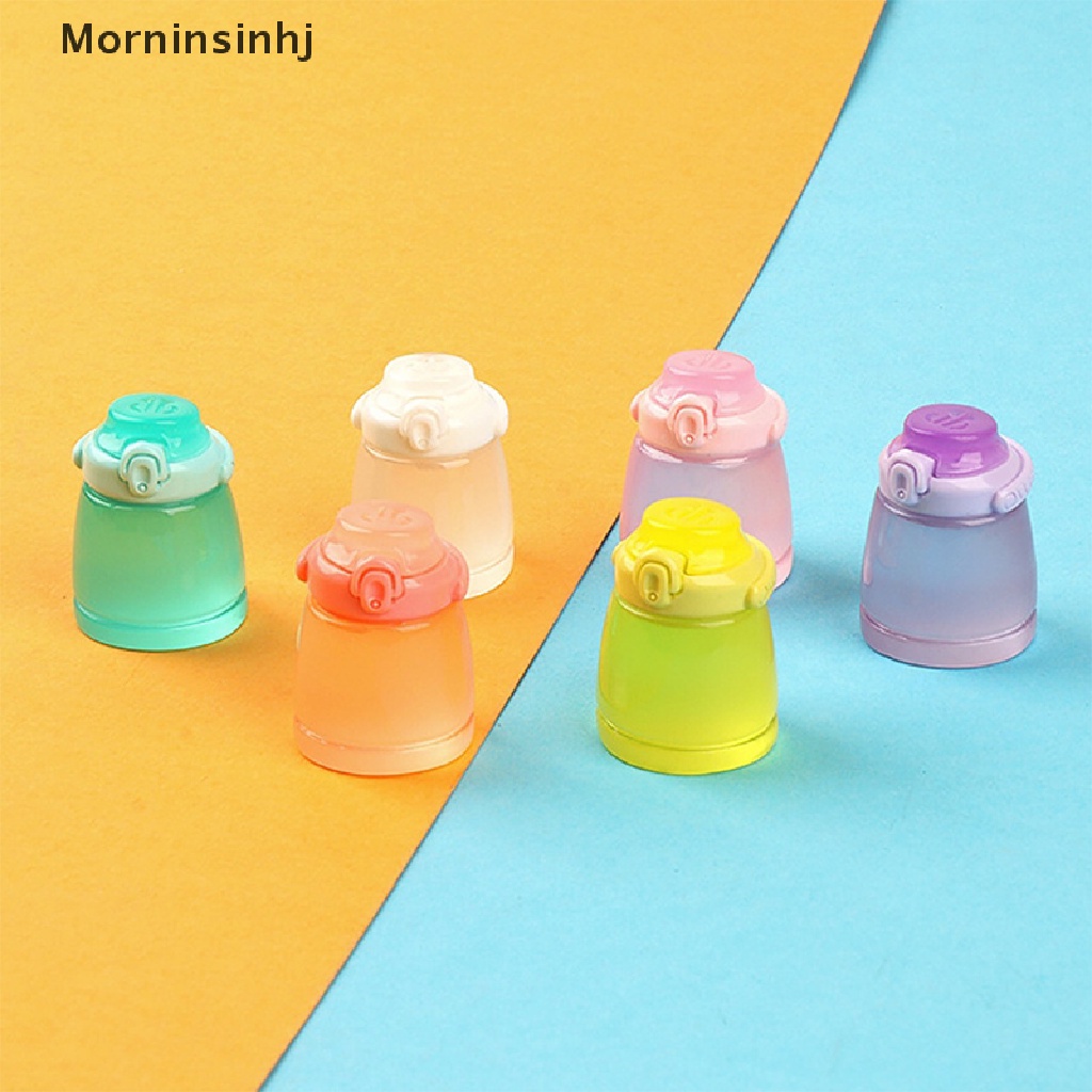 Mornin 6Pcs Simulasi Tiga Dimensi Luminous Belly Cup Handmade DIY Dekorasi Mainan Resin id