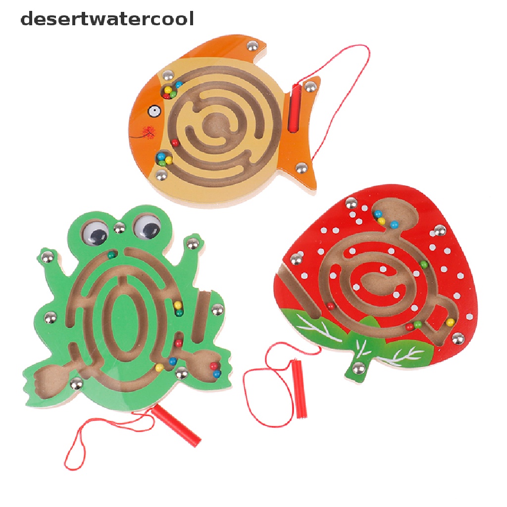 Deid Anak Sibuk Papan DIY Aksesoris Mini Labirin Magnetik Mainan Edukasi Anak Martijn