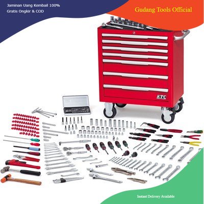 HIGH MECHANIC TOOL SET RED KTC SK8301AR