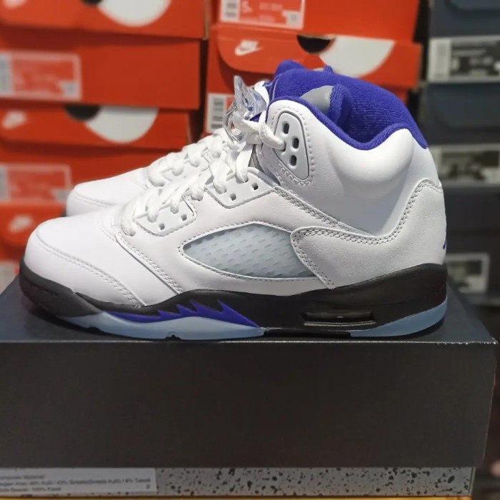 NIKE JORDAN 5 RETRO CONCORD GS ORIGINAL 100% BNIB RESMI 440888 141