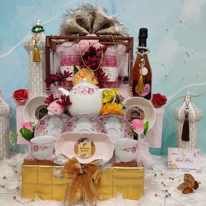 

Paket Dekorasi Lebaran Idul Fitri Hampers Parcel Hadiah Kue Kering 028 - A