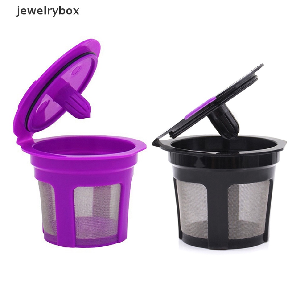 [jewelrybox] Reusable Coffee K cup Filter Basket K Carafe Kopi Kapsul Dripper Compatible Butik