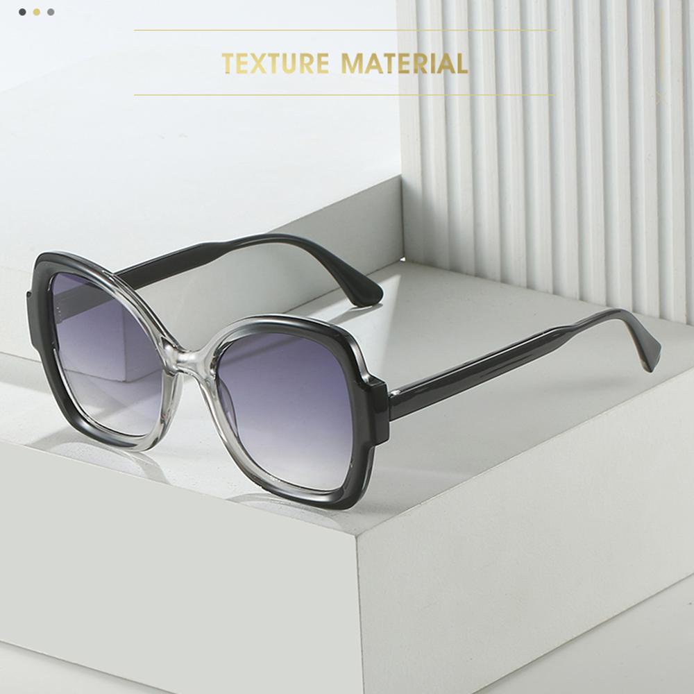 Lily Butterfly Sunglasses Kacamata Gradien Unik Punk Punk Kacamata Matahari