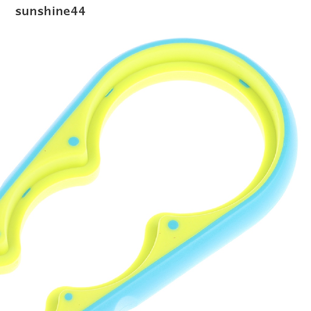 Sunshine Jar Opener Easy Grip Wrench Pembuka Tutup Botol Bir Praktis Lid Twist Off Tools ID