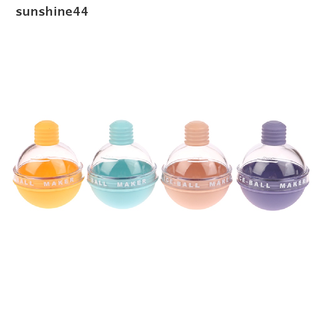 Sunshine Food Grade Silicone Ice Cube Tray Cetakan Es Batu Bulat Alat Dapur Ice Ball Mold ID