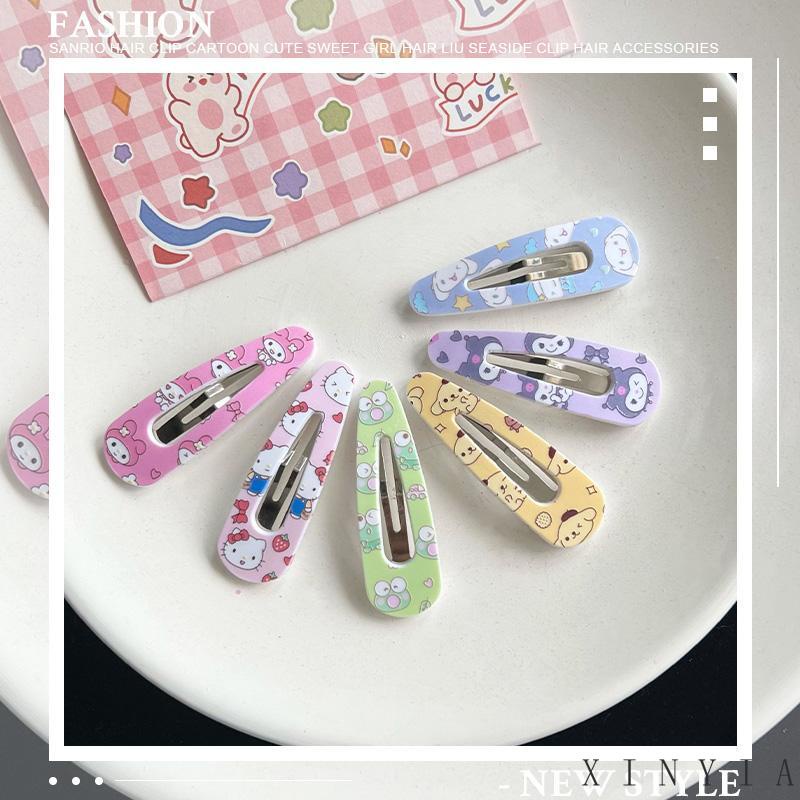 [xinyia.id11] Cinnamoroll Kitty Cat Jepit Rambut Kartun Lucu Manis Gadis Poni Hairpin Aksesori Rambut