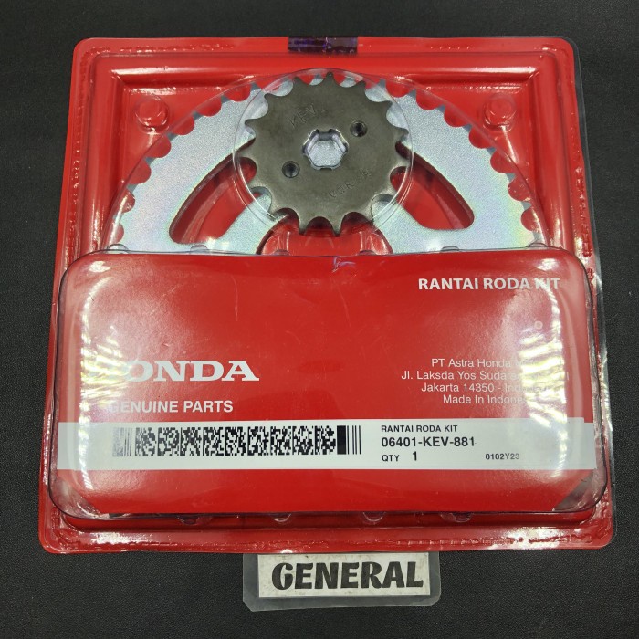 GEARSET SUPRA 06401 KEV 881 HONDA GENUINE ASLI
