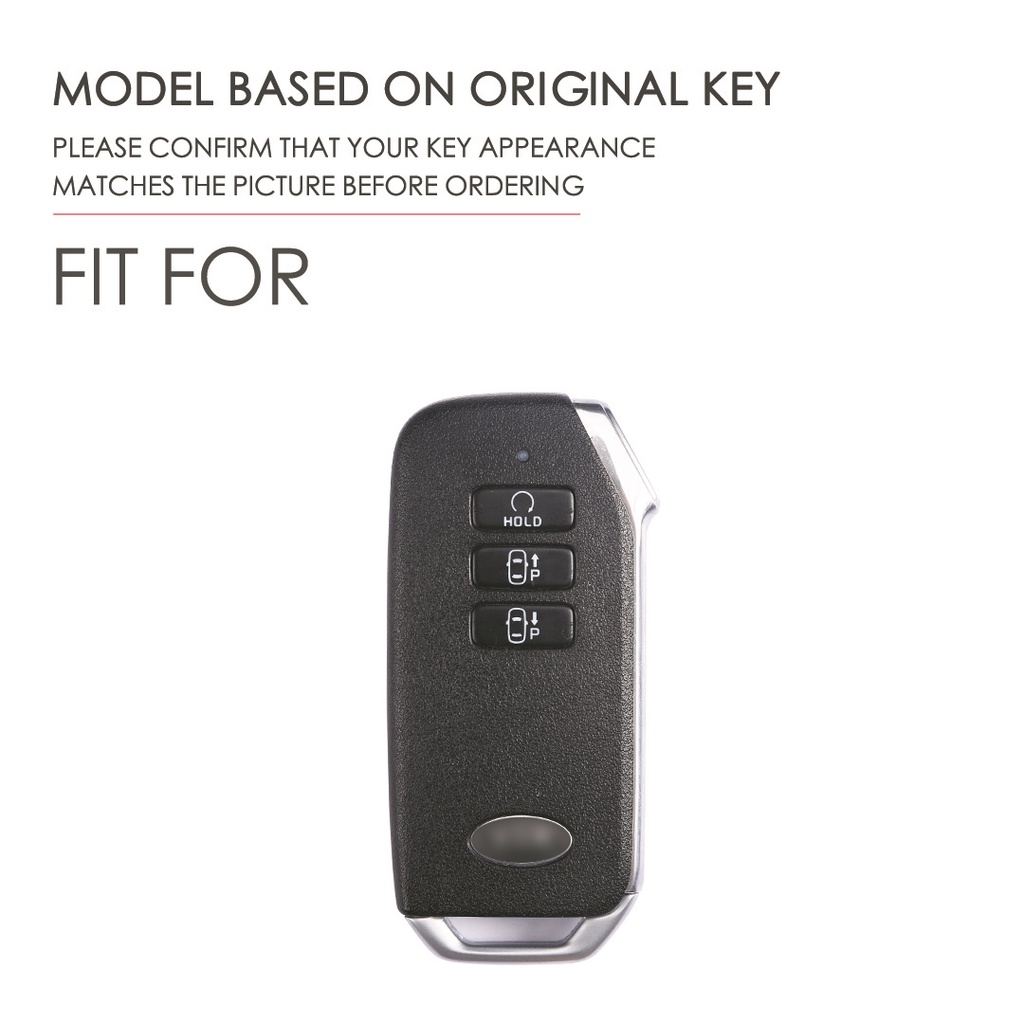Kulit Asli Case Kunci Mobil Fob Cover Kunci Tas Shell Untuk KIA Seltos Sportage R Stinger Sorento Cerato K5 20-2021