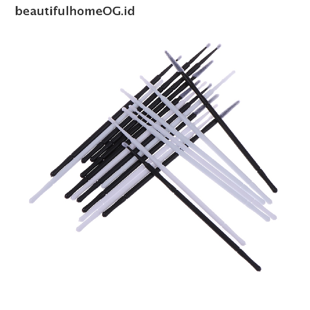 // Lebaran// 100Pcs Disposable Eyelash Extension Micro Brush Aplicator Make up Maskara Swab **