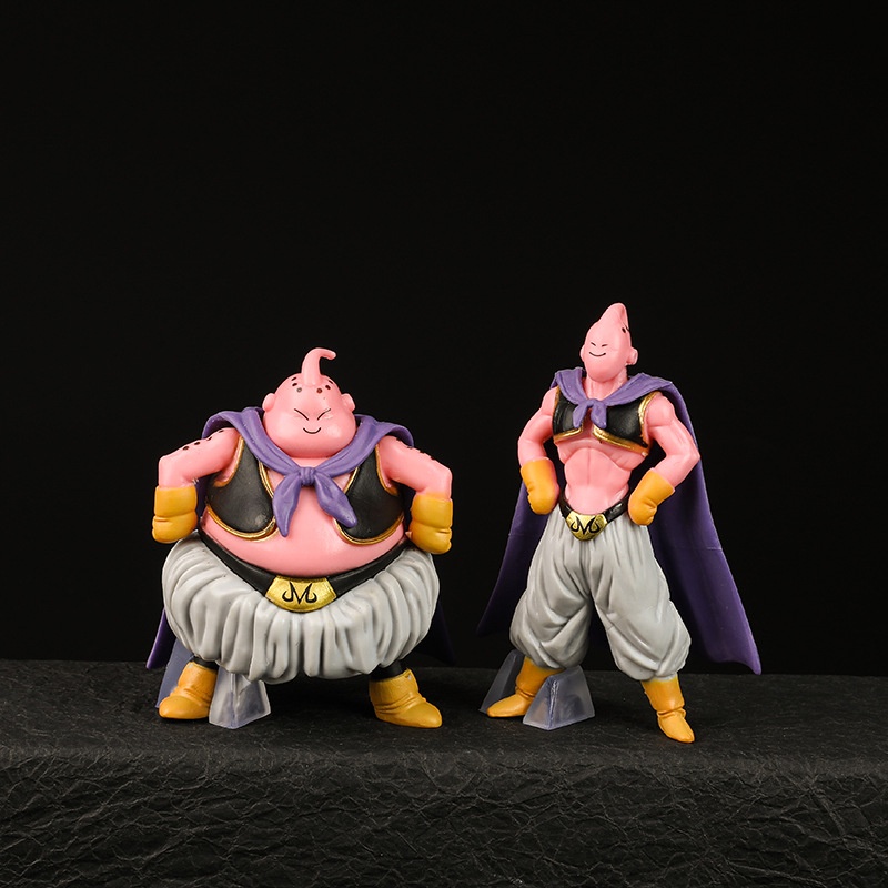 8gaya Anime Dragon Ball Action Figurals Demon Buu Bentuk Penuh Jas Mainan Mobil Mainan Ornamen Koleksi