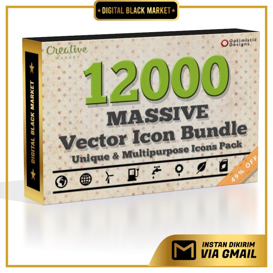 12000 Massive Vector Icons Bundle #1