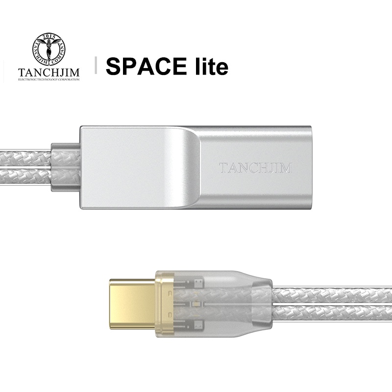 Tanchjim SPACE Lite Portable Mini DAC AMP Dongle TYPE-C Ke 3.5 Headphone Amplifier Dengan CS43131 chip DSD256 PCM768