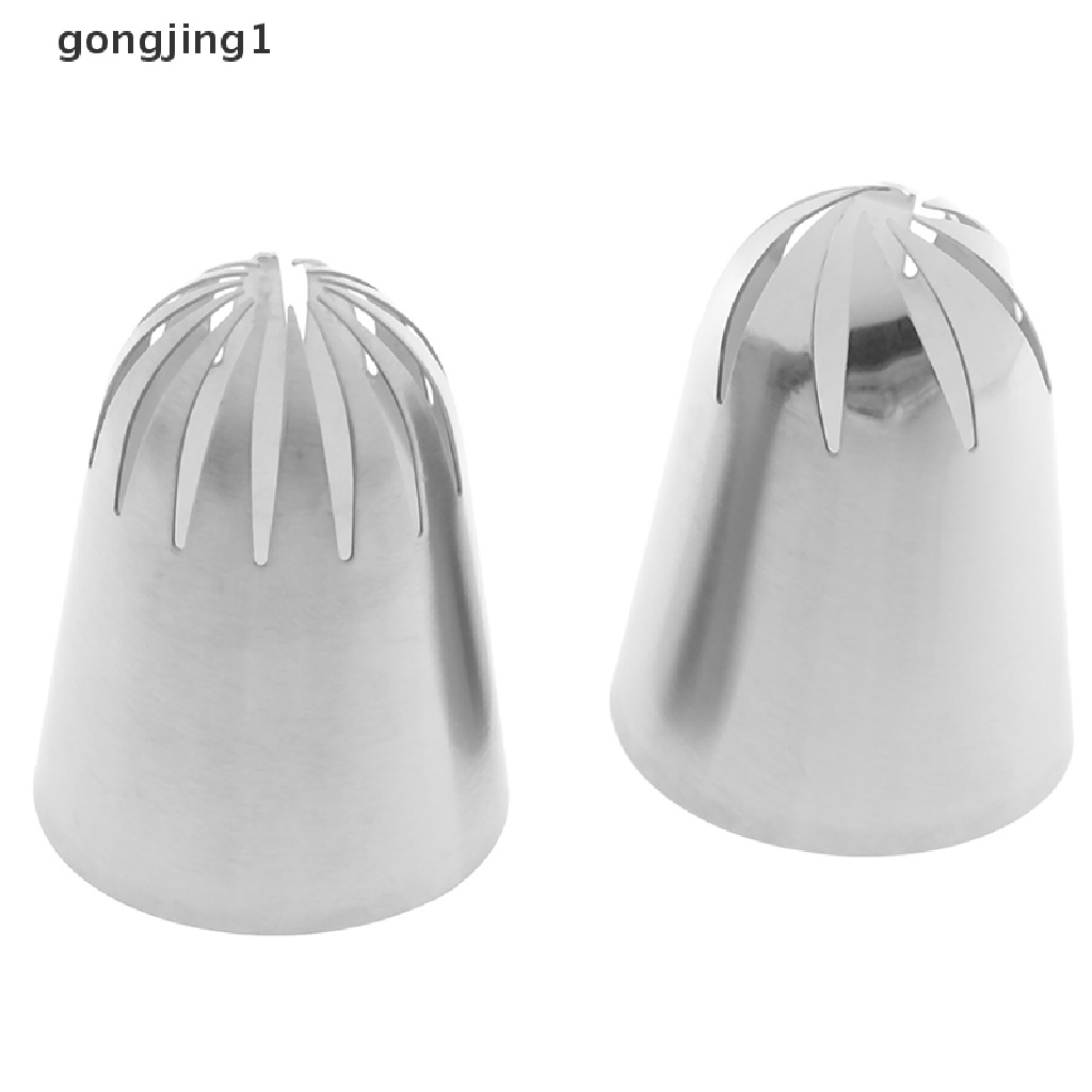 Ggg 3pcs Besar Rusia Icing Piping Tips Set Cream Nozel DIY Dessert Pastry Tips ID