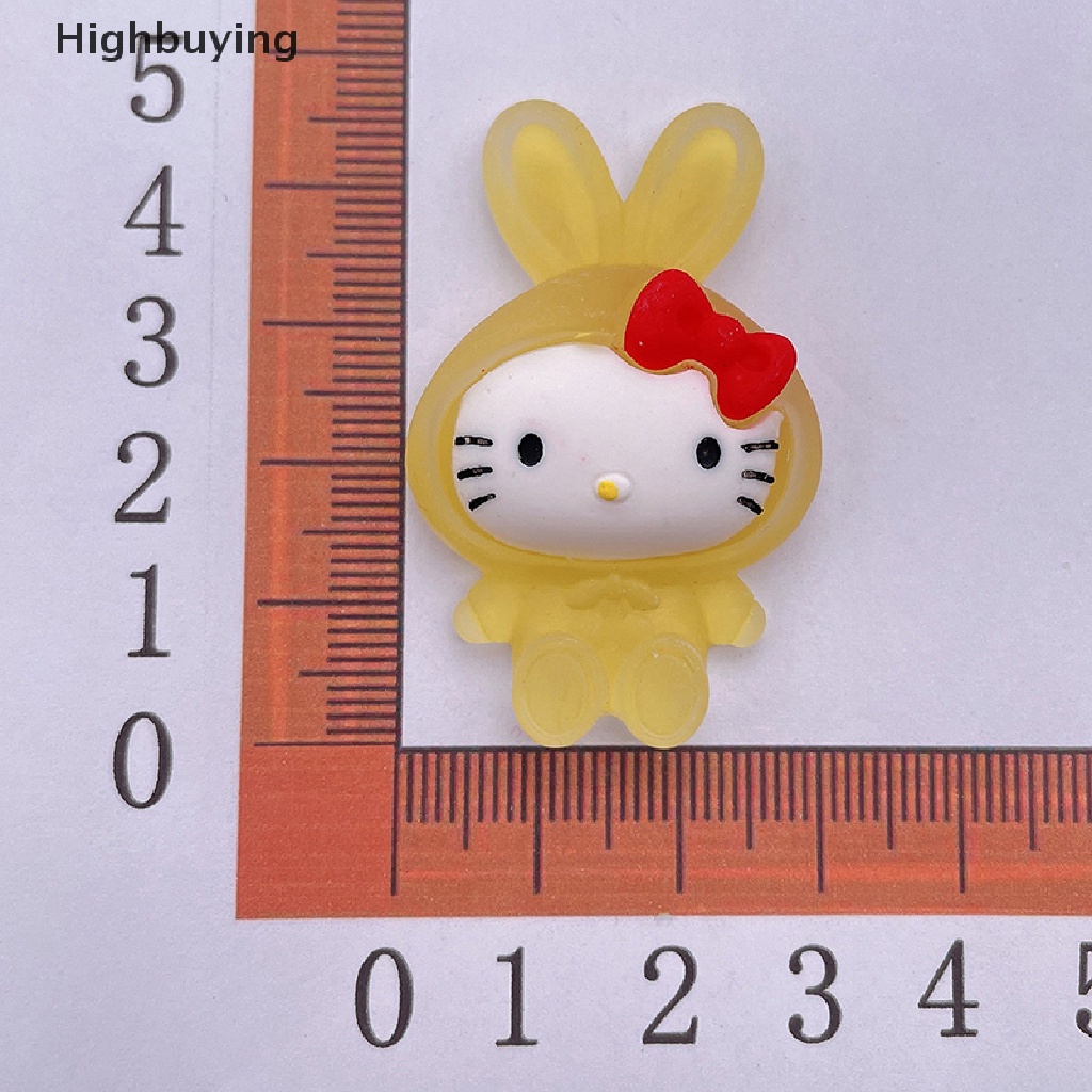 Hbid Indah Bercahaya Mini Resin Dashboard Mobil Mainan Boneka Angka Dekorasi Taman Rumah Diy Lem Cream Phone Case Patch Glory