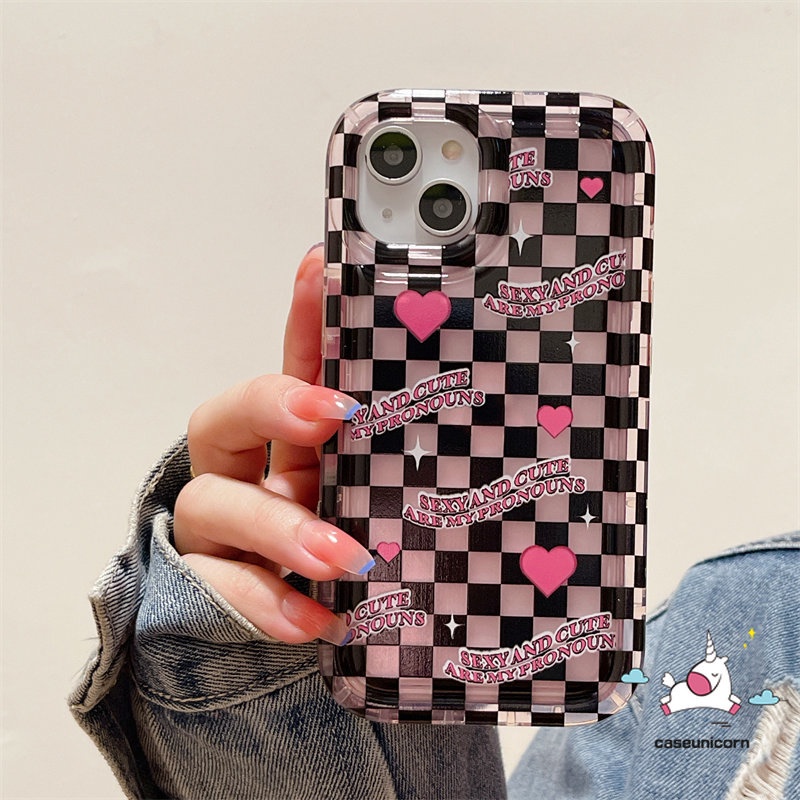 Casing Airbag Shockproof Redmi 12C A1 9 10C 10 9C 10A 9T 9A 9C NFC Poco F4 Redmi 11s 8 11 10 10s 9 Note11 Note10s Bunga Cinta Hati Kotak-Kotak Pola Tidak Teratur Soft Tpu Case