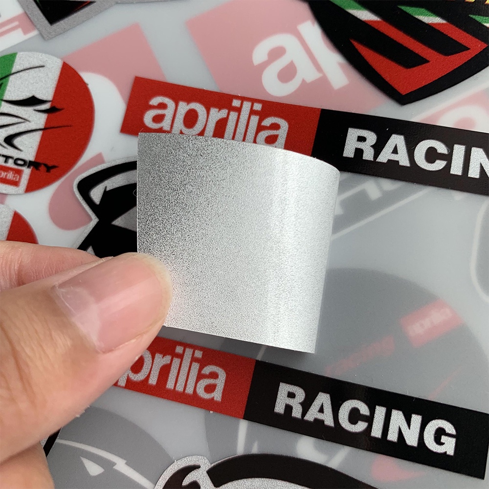 Multibrand Logo Body Motor Helm Elektrik Mobil Dekorasi Sticker GOPRO Reflektif Anti Air Stiker Untuk Aprilia YAMAHA SUZUKI GSX DUCATI Honda