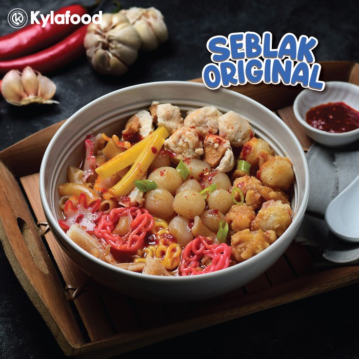 

Kylafood Paket Seblak , Batagor, Cireng Rujak, Boci Goang