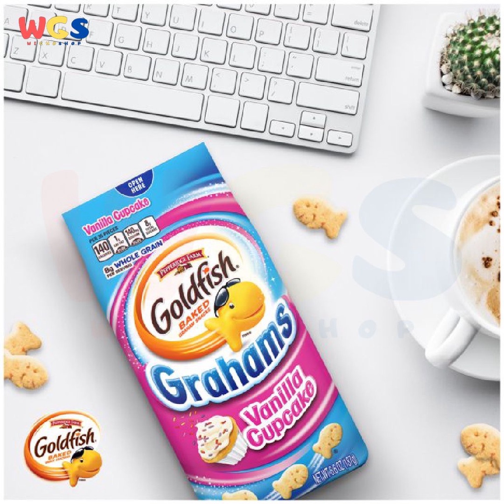 Biskuit Vanilla Cupcake Pepperidge Farm Goldfish Baked 187 gr