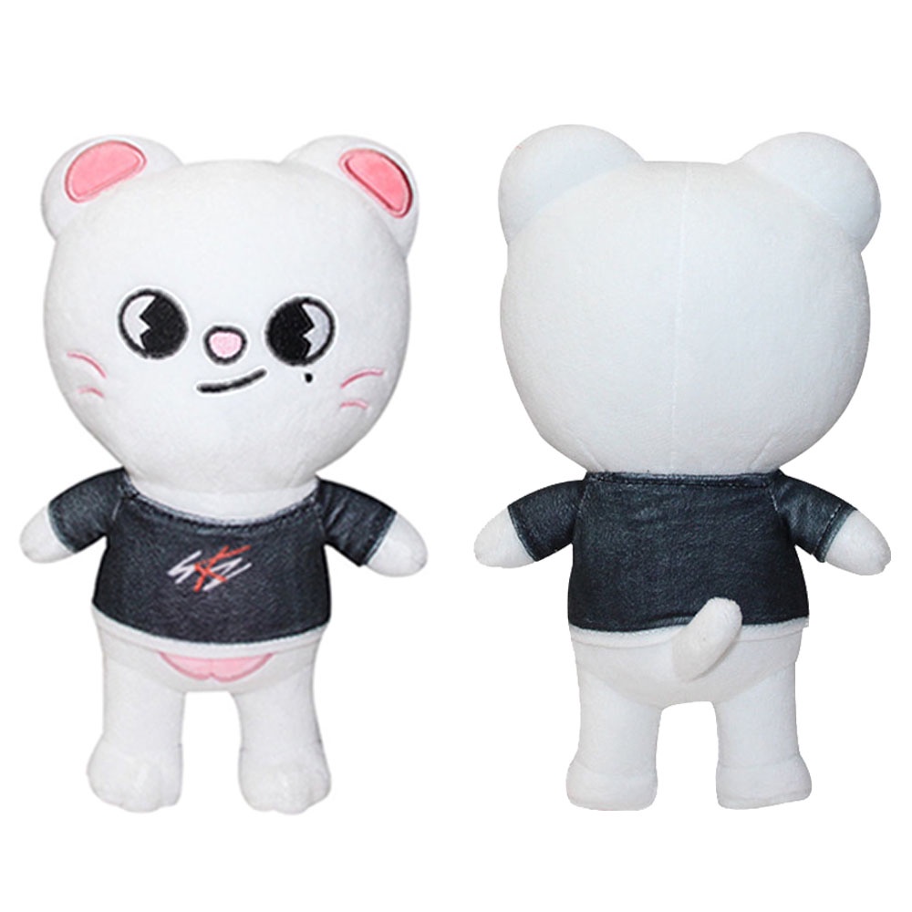 Skzoo Mainan Mewah 20 cm Stray Kids Mewah Serigala Chan Kartun Boneka Boneka Plushies Boneka Kawaii Anak Hadiah