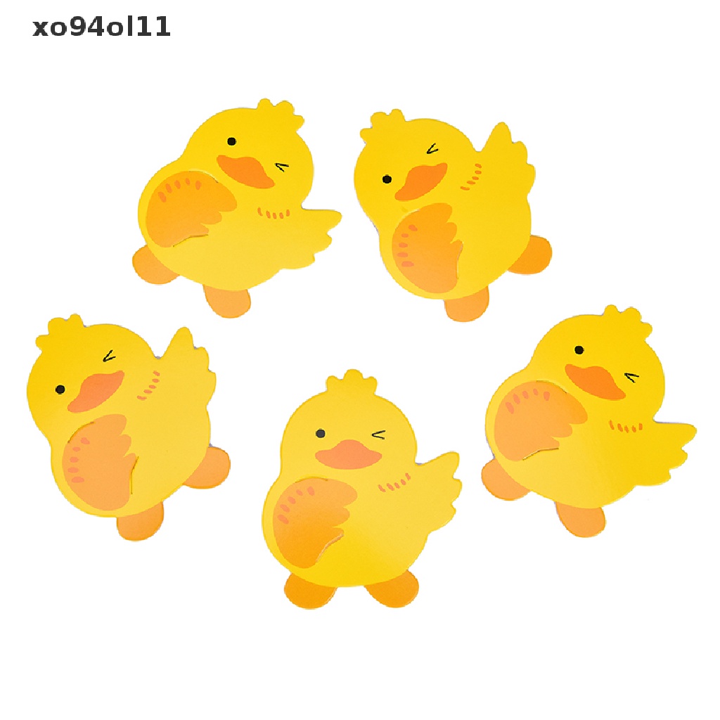 Xo 50PCS Ducks Candy Lollipop Decor Kartu Aksesoris Hadiah Pesta Pernikahan &amp; Ulang Tahun OL