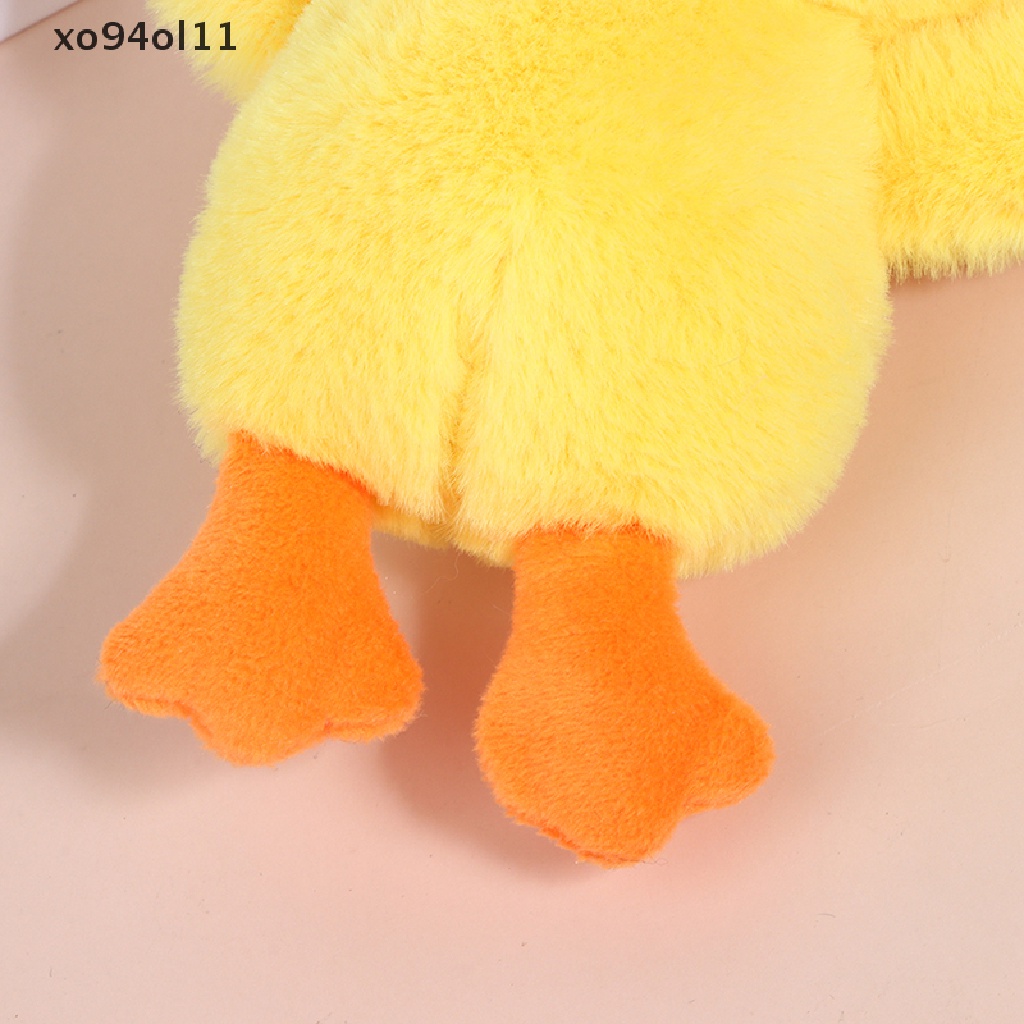 Xo 14 cm Duck Keychain Straw hat Ducks Boneka Bebek Liontin Boneka Mainan Empuk OL