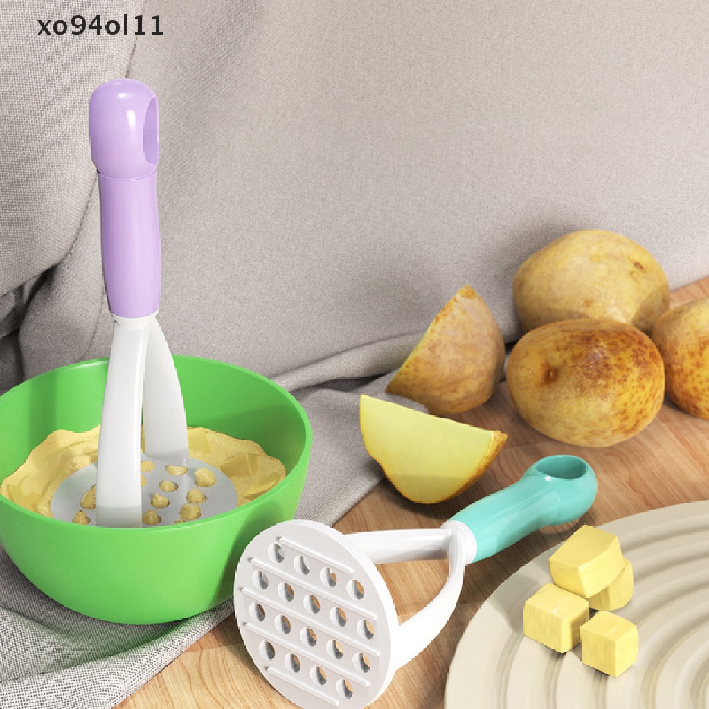 Xo Kitchen Portable Manual Potato Masher Labu Lumpur Press Alat Buah Sayur OL