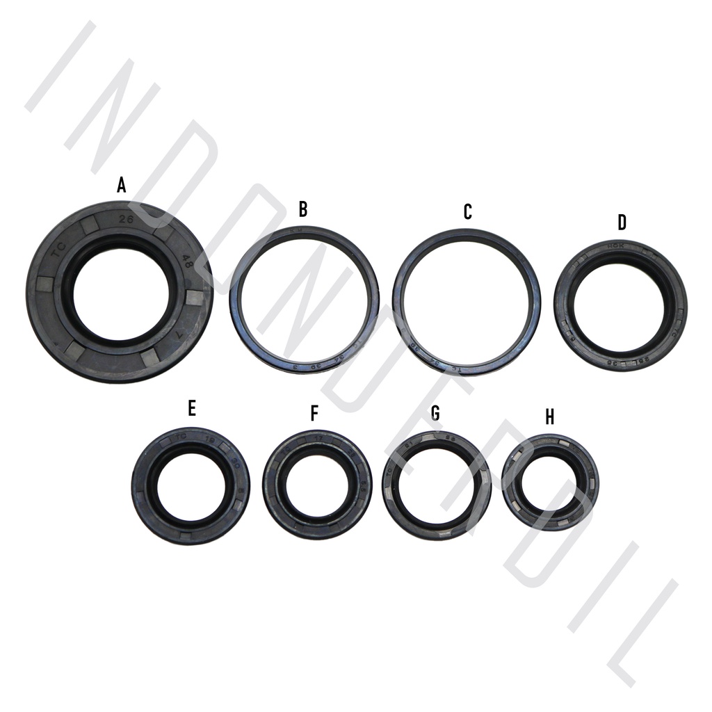 Sil Komplit Mio J &amp; X-Ride &amp; Fino FI &amp; Soul GT 115 Seal Oli Oil Assy Set Kit Komplet Lengkap