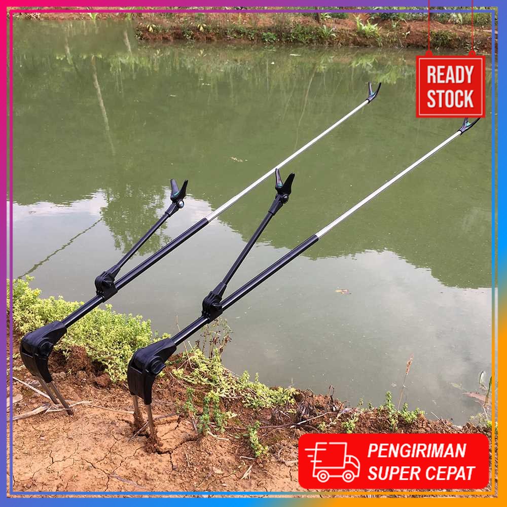 COD Bracket Joran Pancing Ikan Adjustable Holder - V-003 Toko Pancingan Alat Pancing Mancing Lengkap