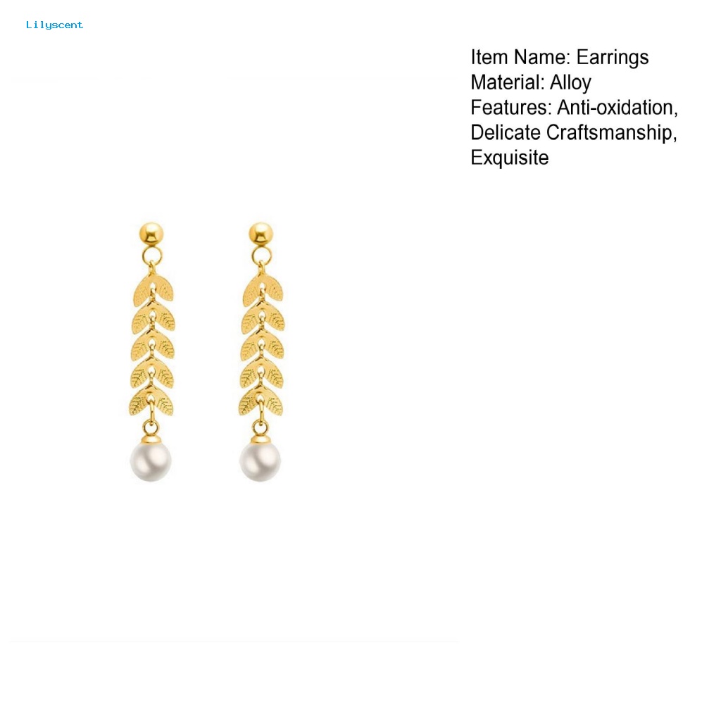 Lilyscent 1pasang Hypoallergenic Ear Studs Costume Aksesoris Simetris Modern Wanita Ear Studs Geometric