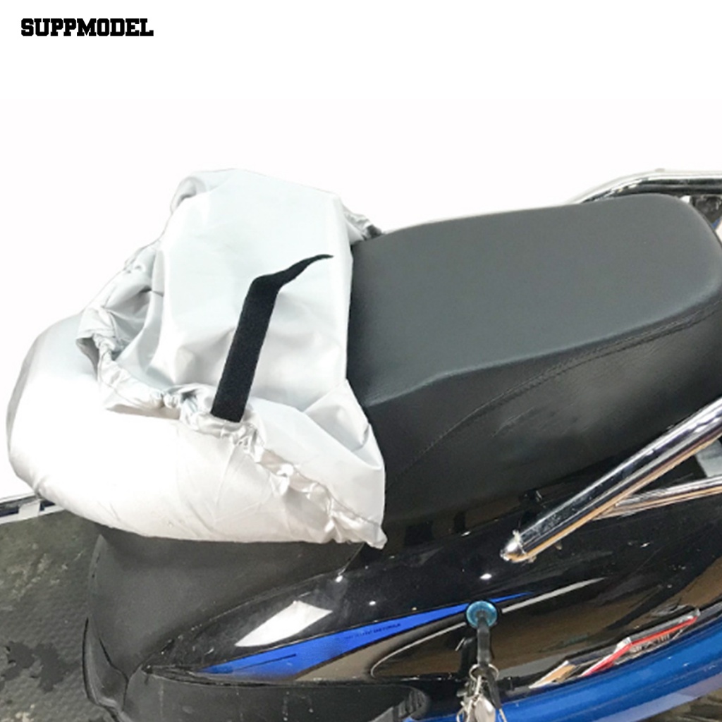 Suppmodel Universal Motor Rain Seat Cover Riding Aksesoris Pelindung Motor Cushion Seat Cover Anti Sobek