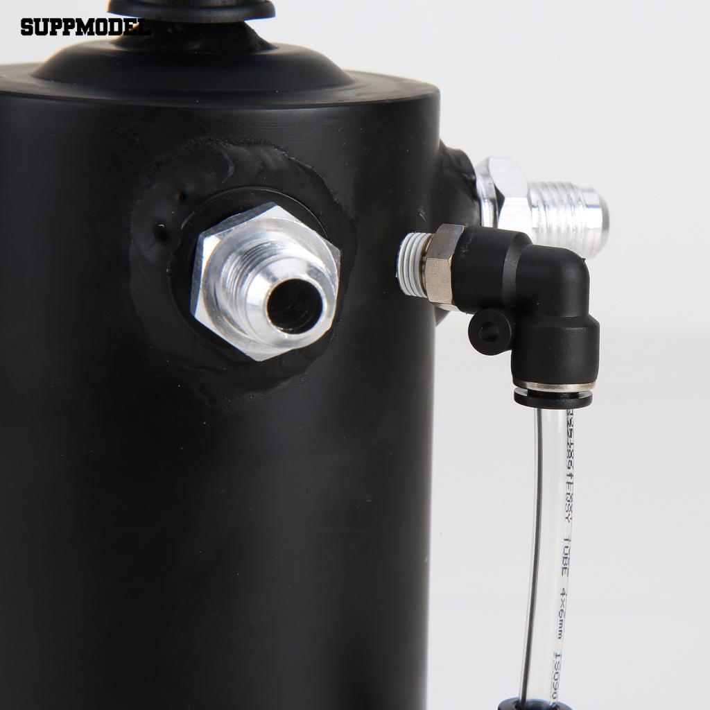 Suppmodel Silver Wadah Bakar Mesin Kendaraan Fuel Catch Tandon Tank Pengerjaan Halus