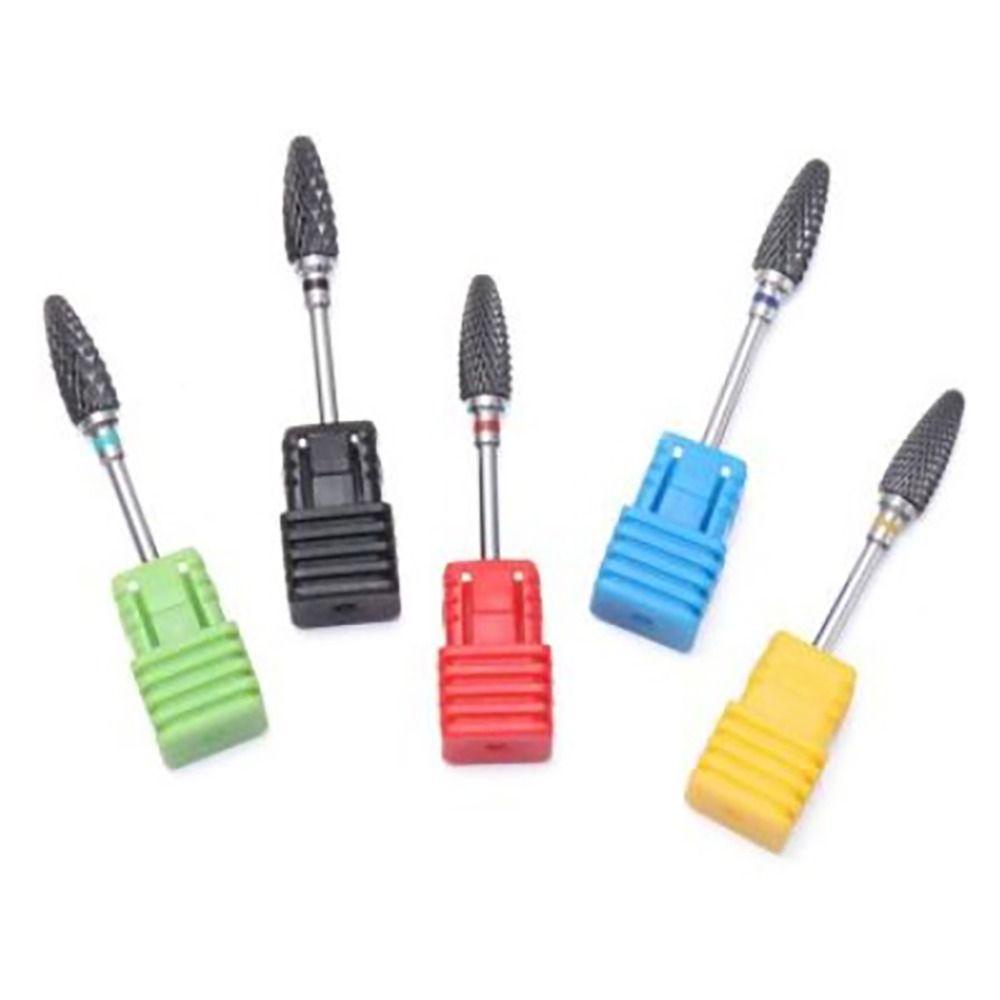 R-FLOWER Mata Bor Kuku Nail Art Tools Pedicure Pembersih Kutikula Untuk Giling Listrik|Kepala Gerinda