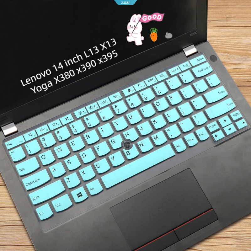 Cover Keyboard Laptop Untuk Lenovo 14inch L13 X13 Yoga X380 X390 X395 Silikon Anti Air Pelindung Kulit Penutup Debu Laptop [ZK]