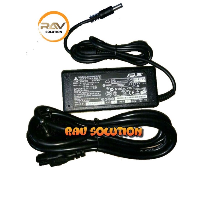 OEM Adaptor Charger Asus K42 K43 K40 X44H X450 X455 A455L X451 K45 - RAV SOLUTION A