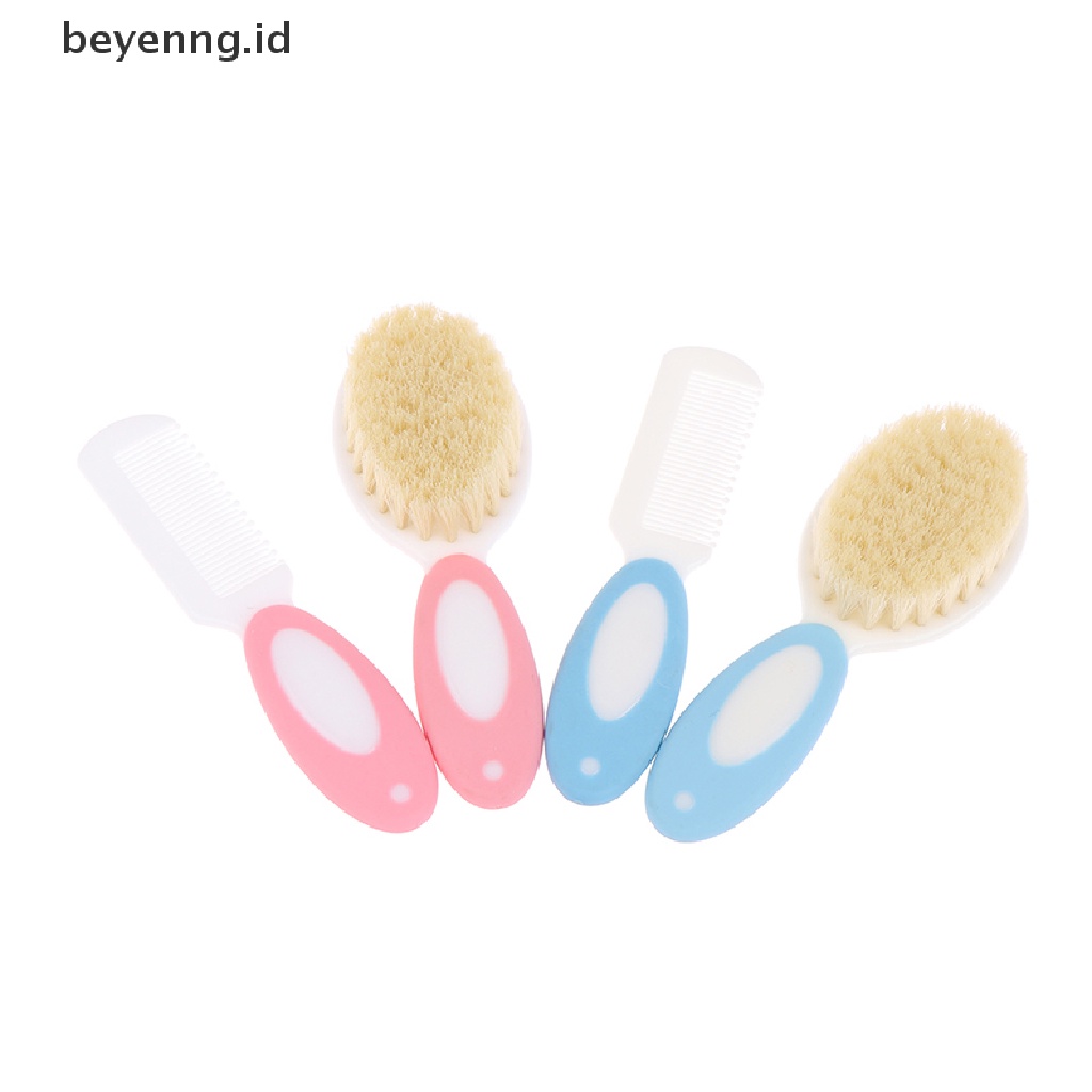 Beyen 2pcs/set Sikat Rambut Bayi Baru Lahir Lembut Portabel Bayi Anak Sisir Sikat Rambut Anak ID