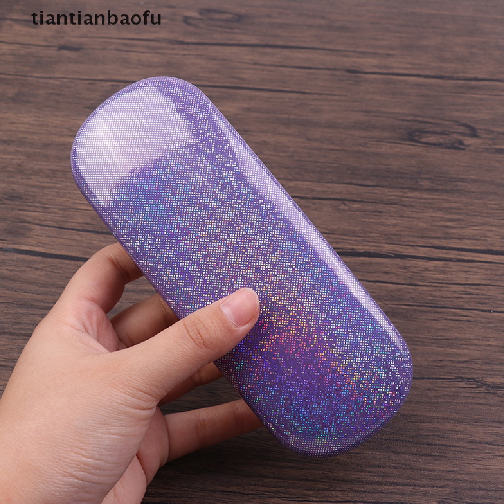 [tiantianbaofu] 1pc Kompresi Kulit PU Miopia Kacamata Case Peluru Gesper Kotak Kotak Penyimpanan Butik