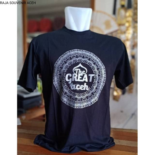 BAJU KAOS ACEH BAHAN COMBED/ THE GREAT ACEH/FASHION PRIA