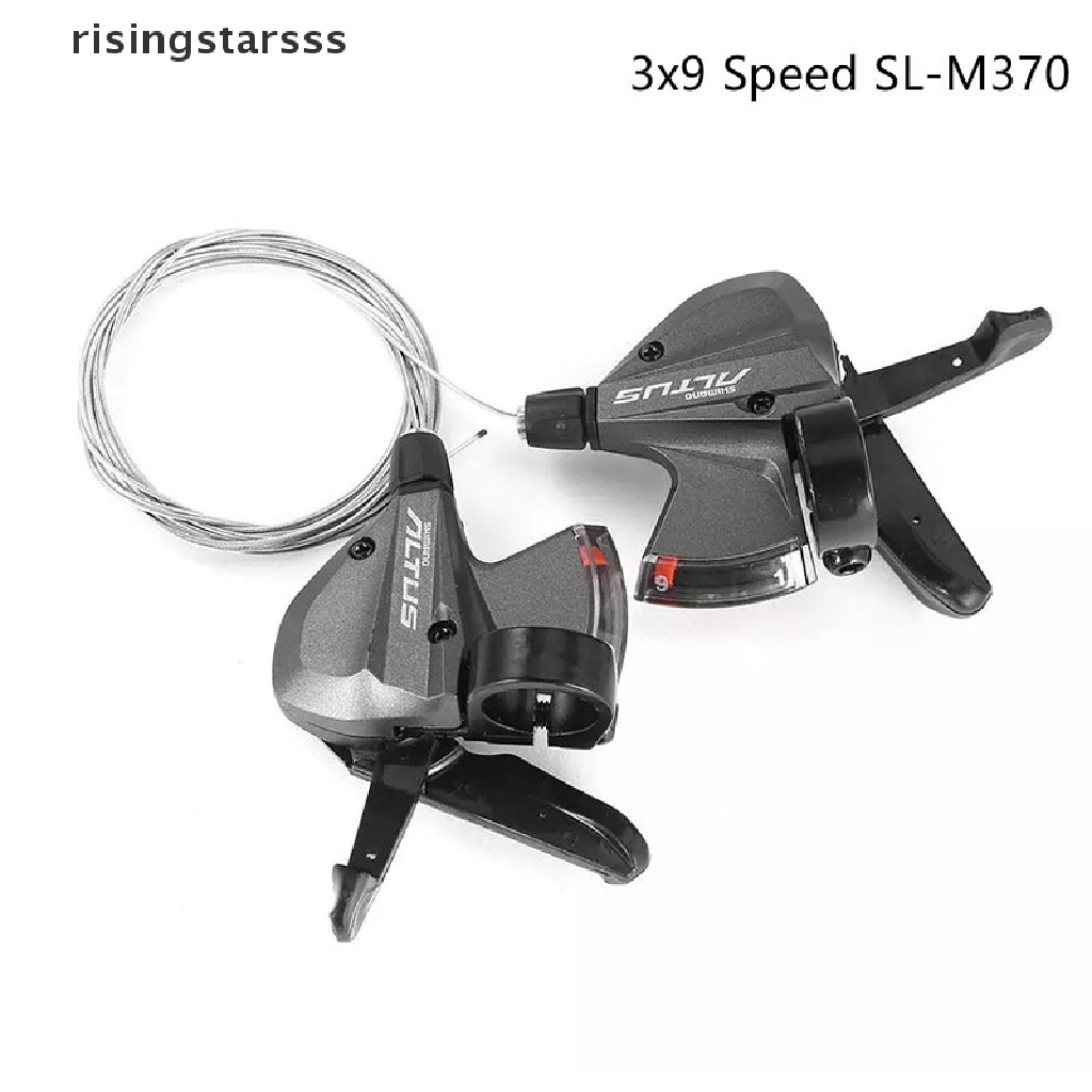 Rsid Span-new Altus Shimano SL-M370 Tuas Pemindah 3x9-Speed MTB 9-Speed Shift Lever Shifter Jelly