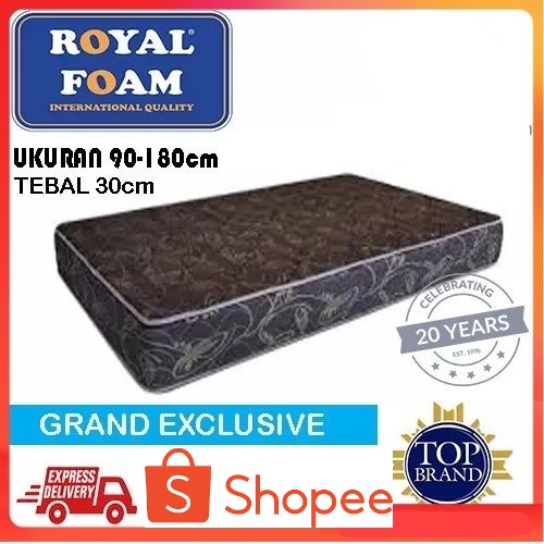 Kasur busa Royal Grand Exclusive royal foam ukuran 120-180 tebal 30cm/ - 140x200

 PRATAMA FURNITURE