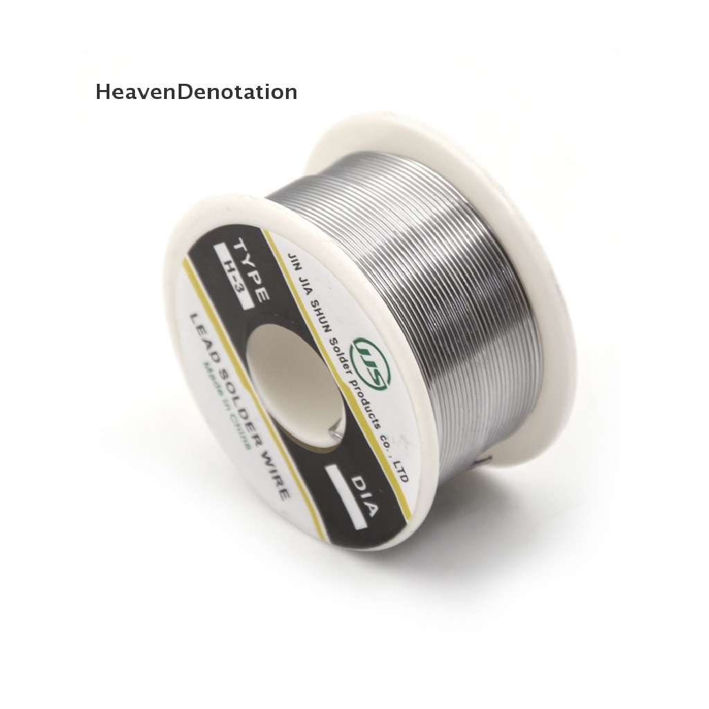 [HeavenDenotation] 100g 0.8mm 60per40timah Timah Solder Wire Rosin Core Soldering 2% Flux Reel Tube HDV