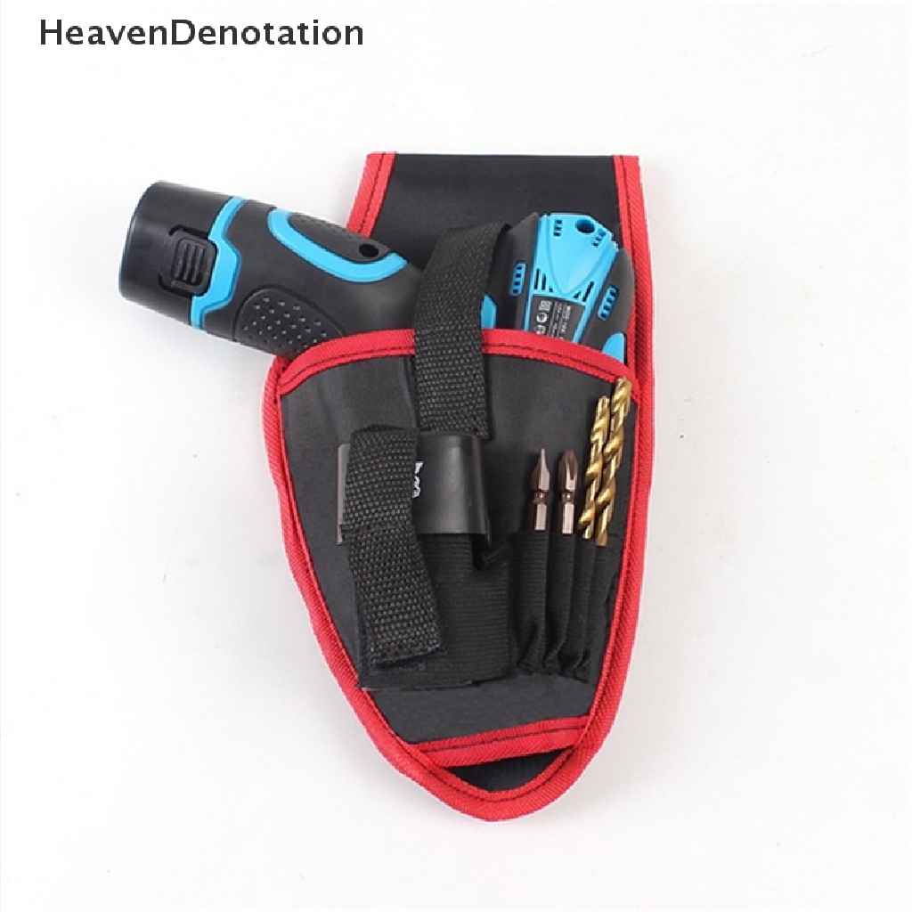 [HeavenDenotation] Portable Cordless Drill Holder Bor Obeng Tanpa Kabel Pinggang Power Tool Bag HDV