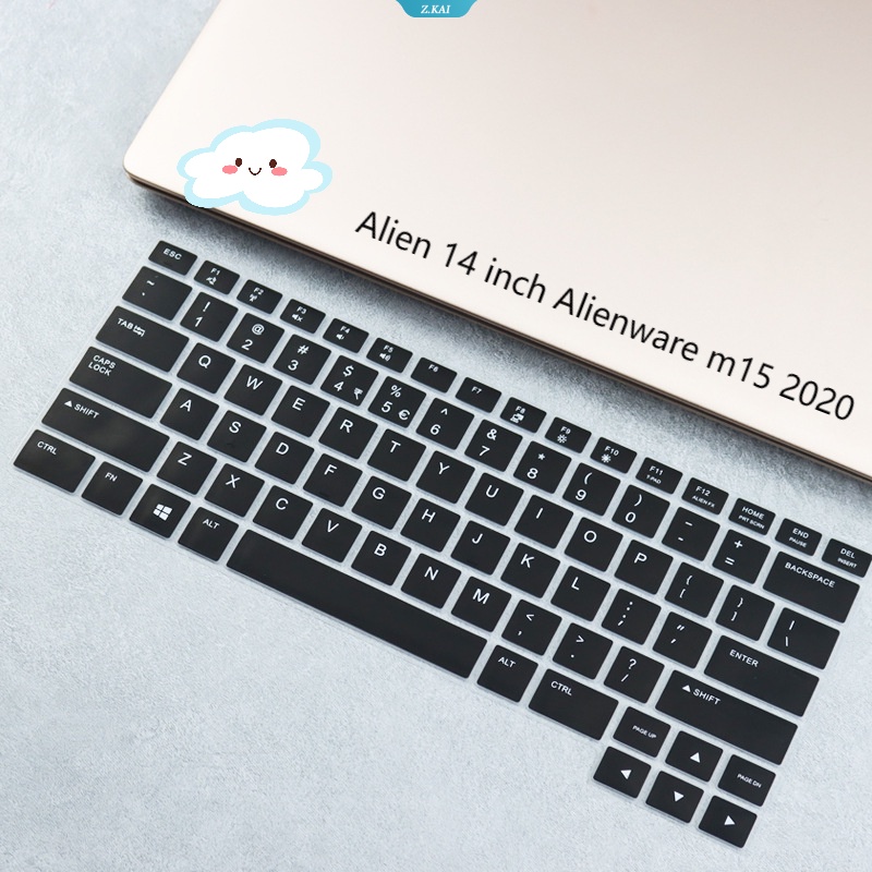 Case Keyboard Komputer Silikon Tahan Debu Untuk Model Alien 14inch Alienware M15 2020kualitas Tinggi Cakupan Penuh Tahan Air Film Pelindung [ZK]