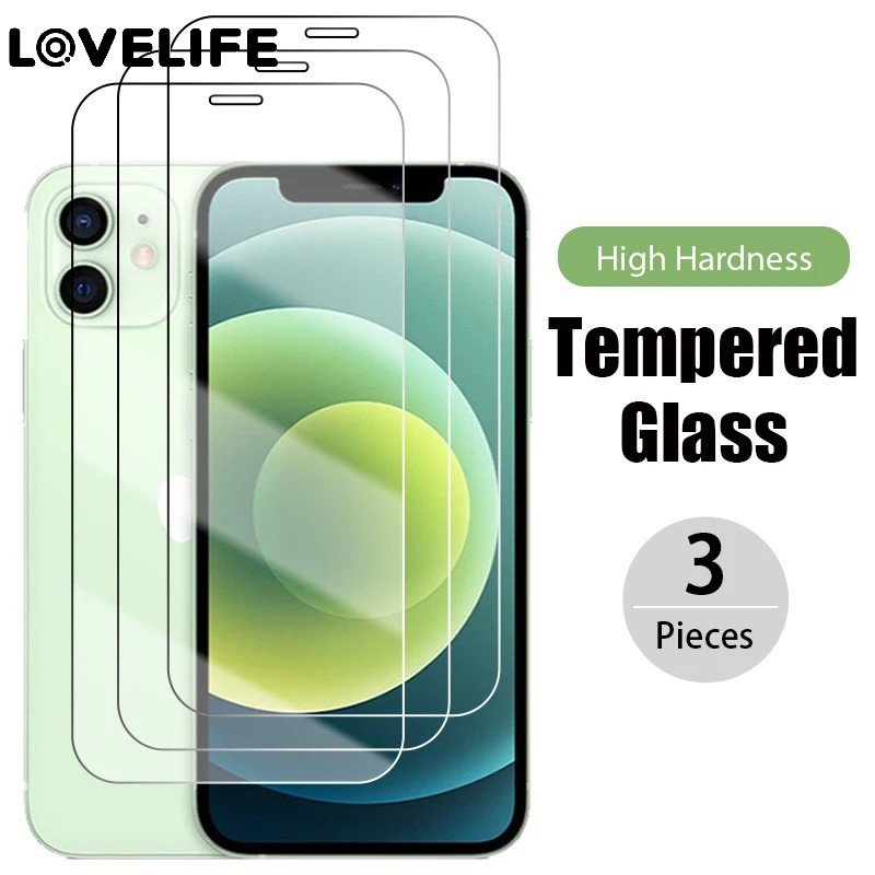 Hot Sale/3Pcs Premium Pelindung Layar Tempered Glass Untuk Apple iphone 12Pro 78 Plus iphone 11 Pro MAX XR XS MAX