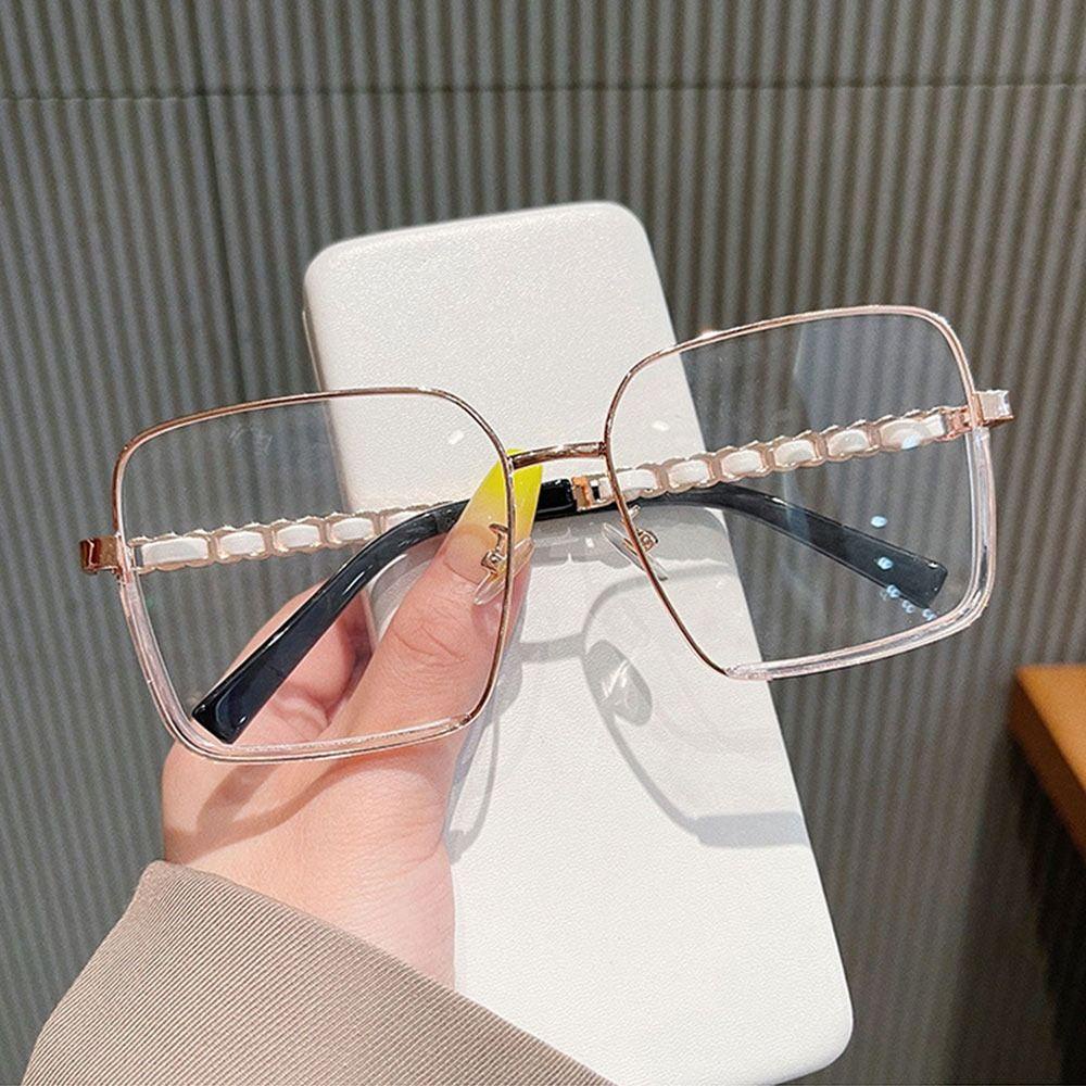 Nanas Anti-Cahaya Biru Kacamata Kantor Portabel Tahan Lama Ultra Ringan Bingkai