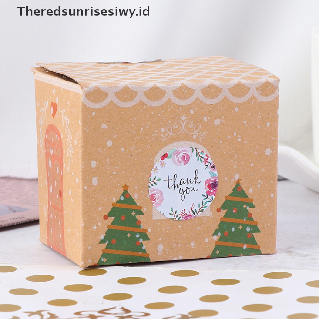 # Kado Mom &amp; PAPA DIY # 500label/roll Thank You Sticker Segel labes Bunga Alat Tulis er~
