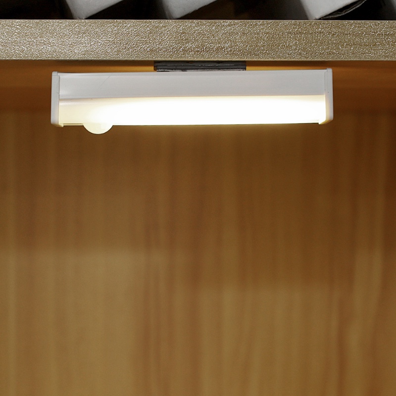 Portable Dapur Kamar Tidur LED Lampu Sensing Otomatis Induksi Tubuh Manusia Nirkabel Strip Magnet USB Rechargeable Night Light